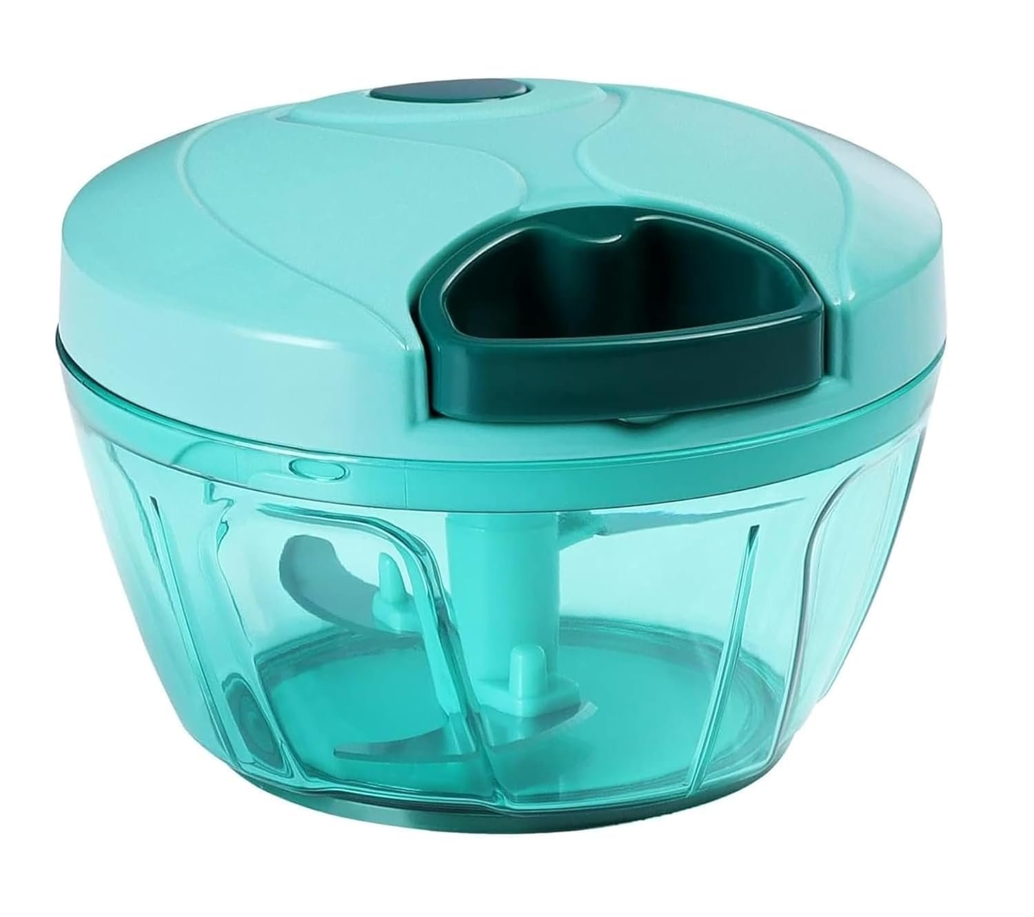 FUSION WORLD Polypropylene Mini Handy and Compact Chopper with 3 Pigeon Handy Mini Chopper 400 ml