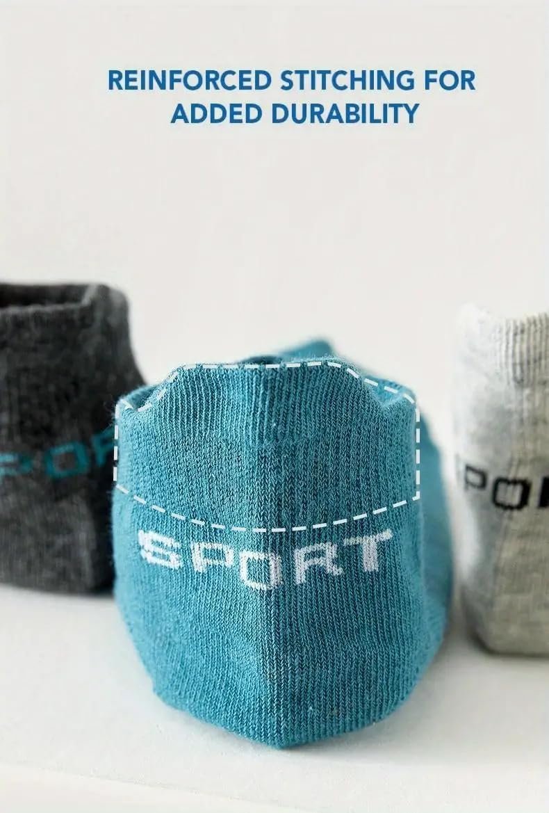 SJeware 10 Pairs Sports Solid Ankle Length Socks for Men SJeware 12 Pairs Solid Cotton Ankle Socks Pack