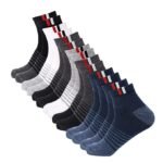 SJeware 12 Pairs Solid Cotton Ankle Socks Pack