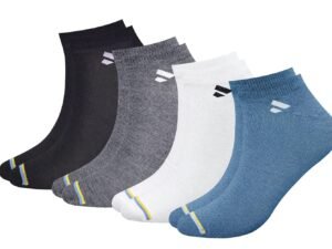 SJeware 12 Pairs Solid Cotton Ankle Socks Pack