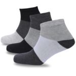 SJeware 12 Pairs Solid Cotton Ankle Socks Pack