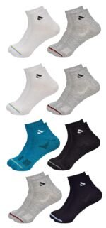SJeware 12 Pairs Solid Cotton Ankle Socks Pack