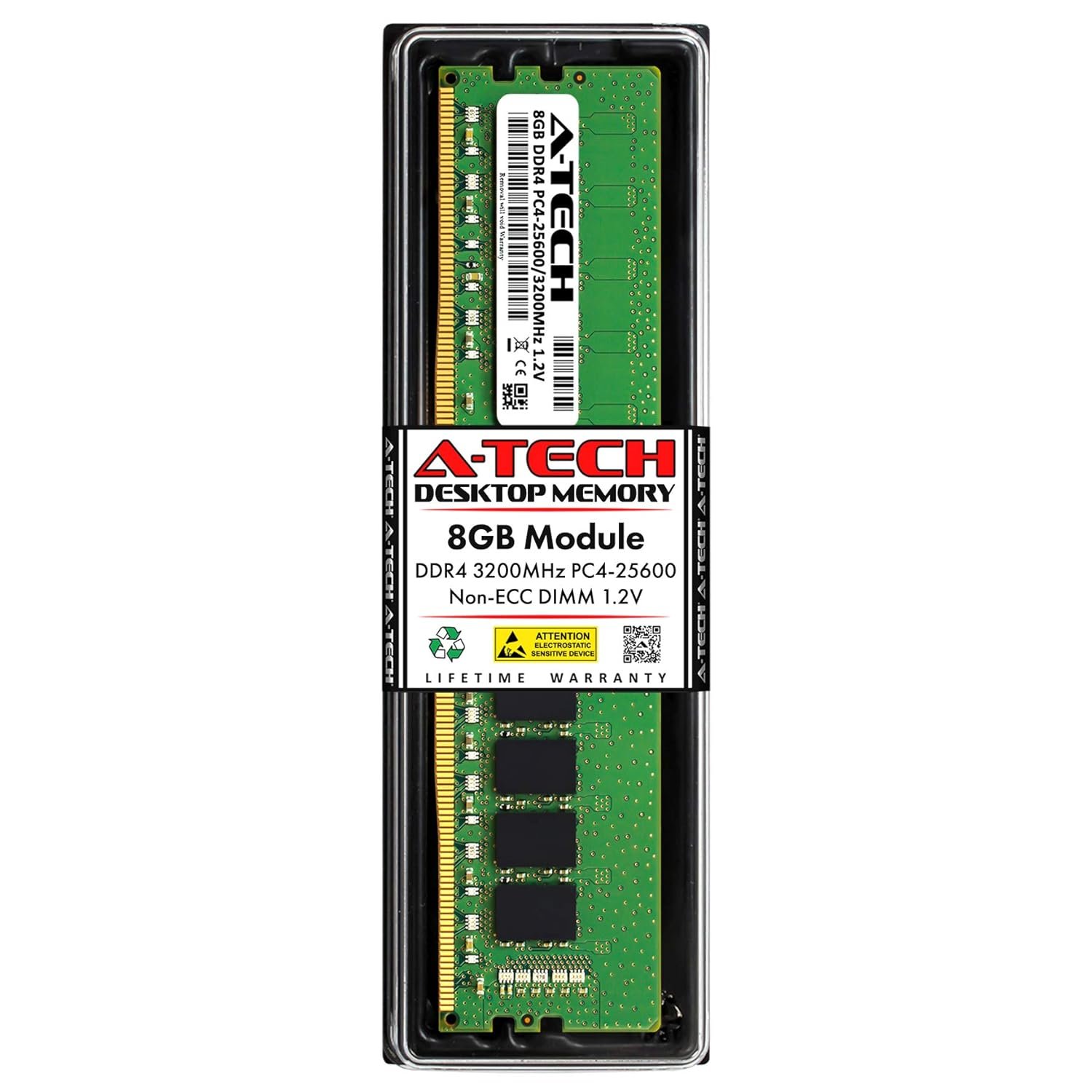 A-Tech 8GB RAM Replacement for Crucial CT8G4DFRA32A | DDR4 3200MHz 8GB RAM