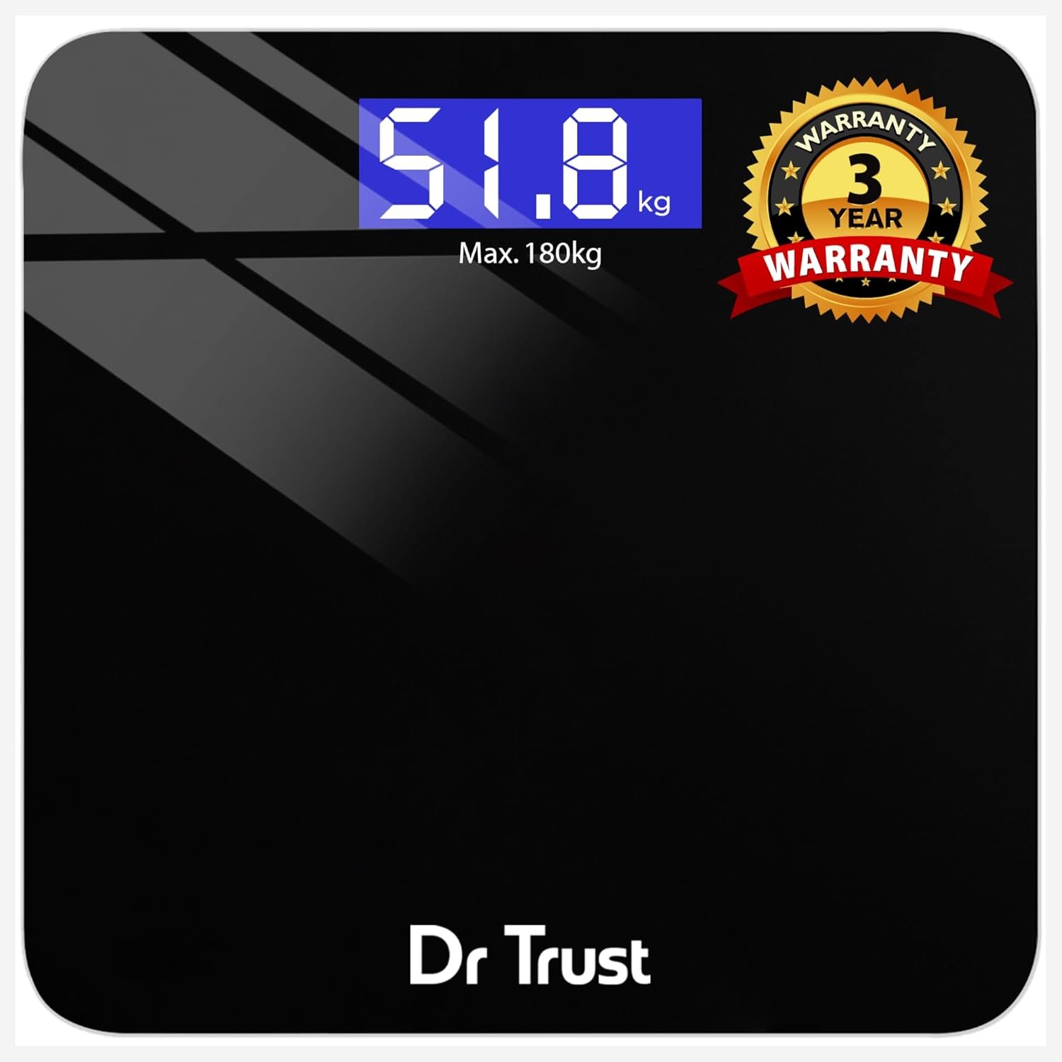 Dr Trust (USA) Electronic Zen Rechargeable Digital Personal Weighing Scale electronics