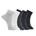 SJeware 12 Pairs Solid Cotton Ankle Socks Pack