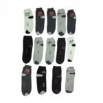 SJeware 12 Pairs Solid Cotton Ankle Socks Pack