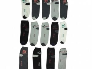 SJeware 12 Pairs Solid Cotton Ankle Socks Pack