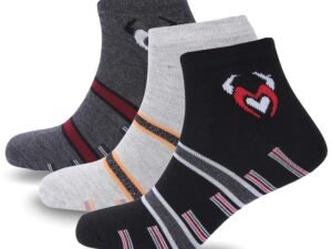 SJeware 12 Pairs Solid Cotton Ankle Socks Pack