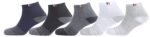 SJeware 12 Pairs Solid Cotton Ankle Socks Pack