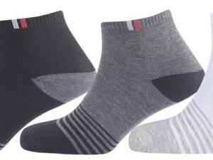 SJeware 12 Pairs Solid Cotton Ankle Socks Pack
