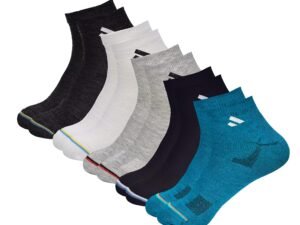 SJeware 12 Pairs Solid Cotton Ankle Socks Pack