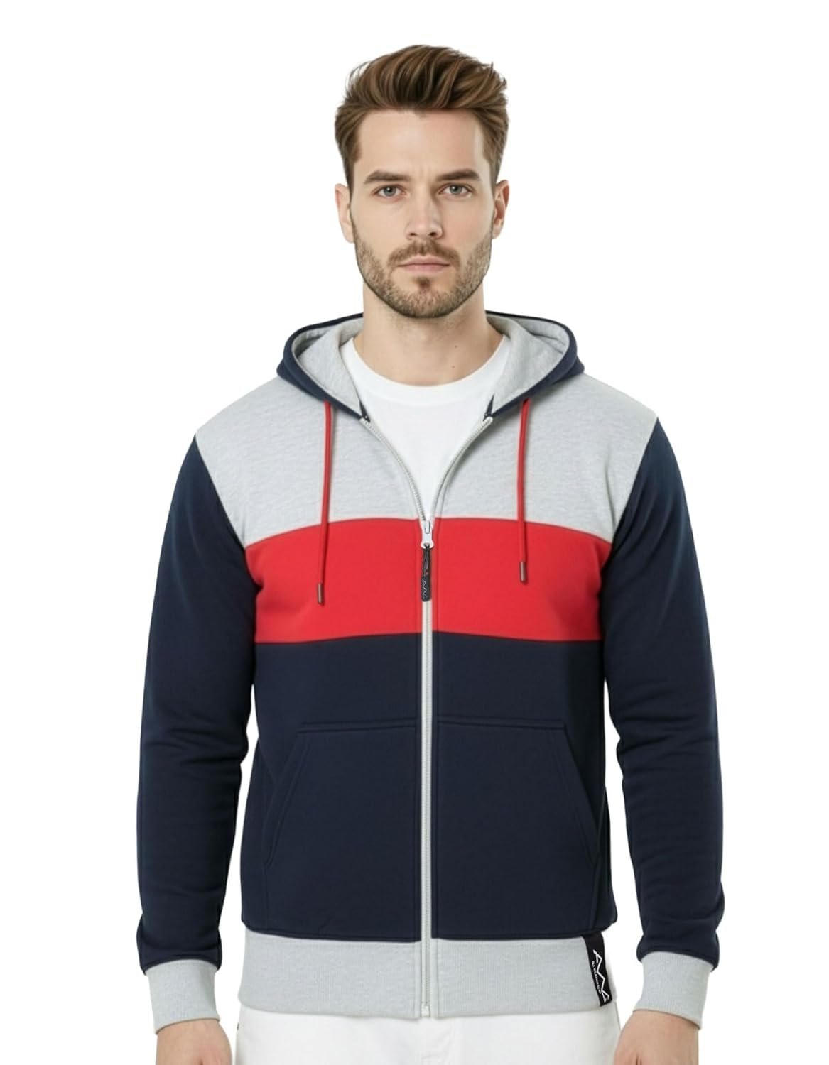 AWG ALL WEATHER GEAR Hoodies for Men | Men’s Solid AWG All Weather Gear Menʼs Hooded Sweatshirt