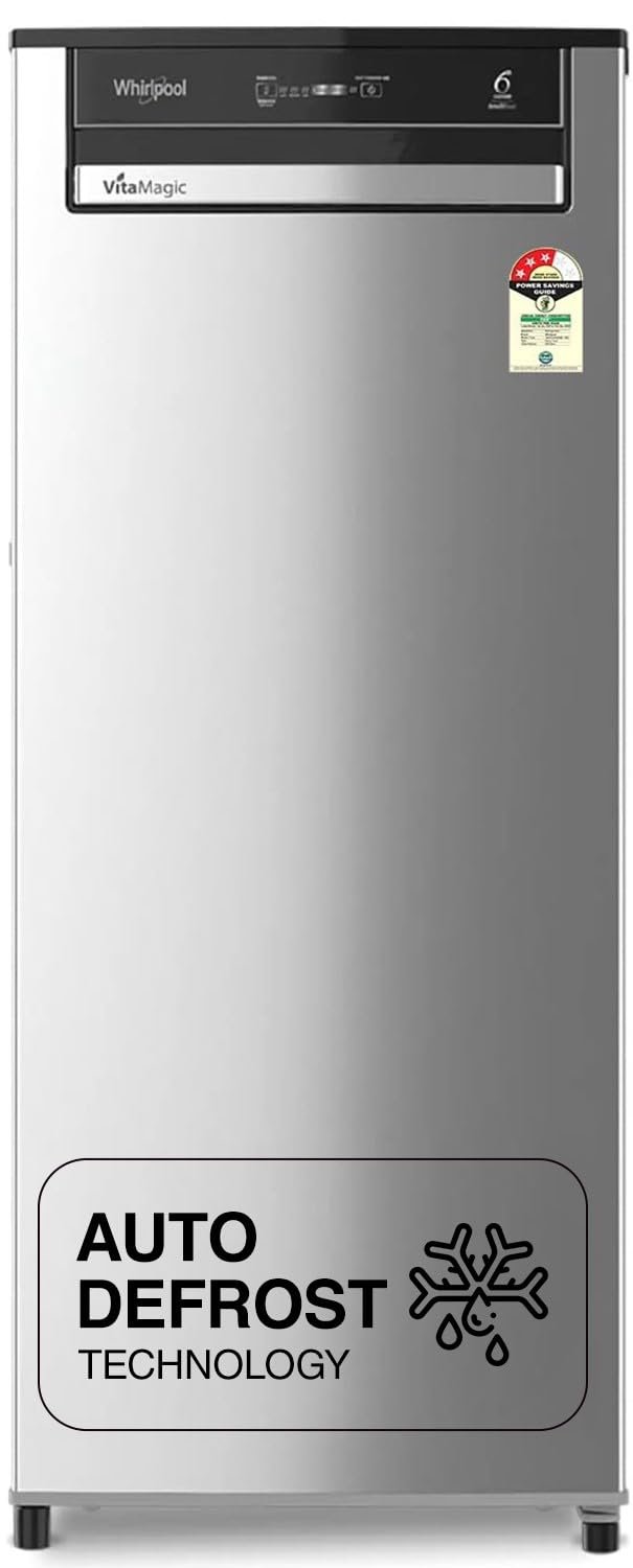 Whirlpool 192 L 3 Star Vitamagic PRO Frost Free Direct-Cool Haier 190 L 4‑Star Direct‑Cool Single Door Refrigerator