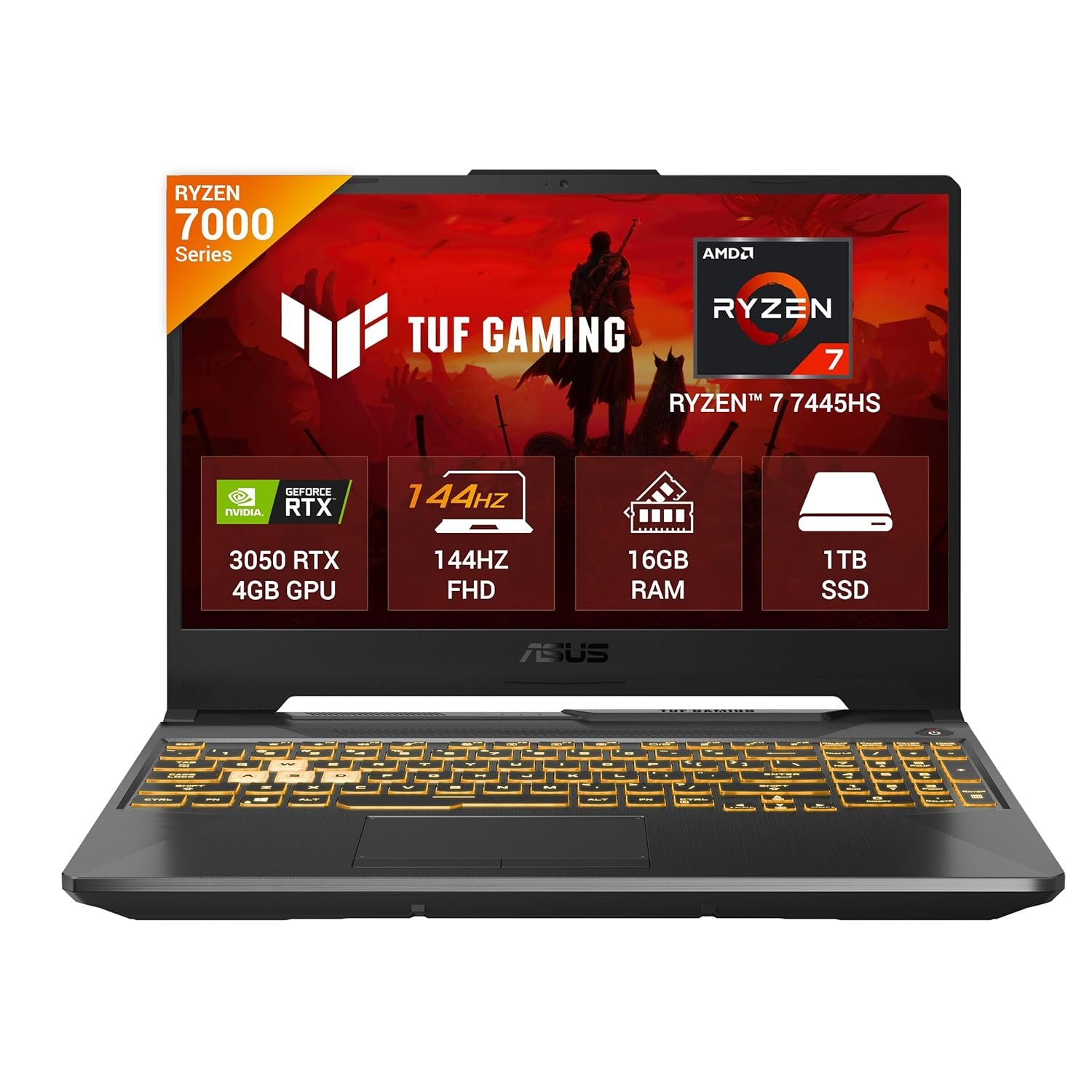 ASUS TUF A15 (2025) AMD Ryzen 7 7445HS,Gaming Laptop,RTX 3050-4GB,75W ASUS TUF Gaming A15 Ryzen 7 7435HS RTX 3050 laptop