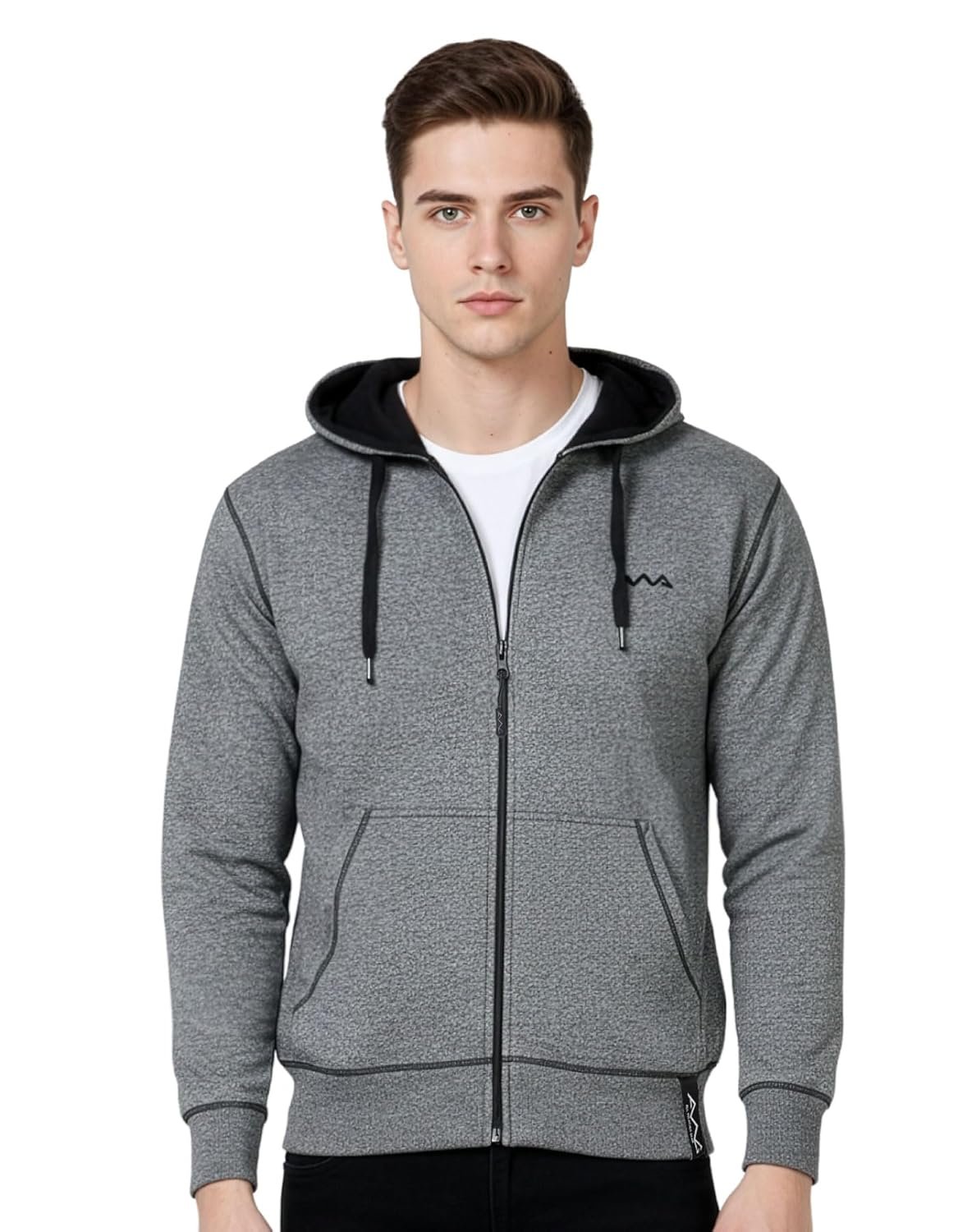 AWG ALL WEATHER GEAR Hoodies for Men | Men’s Solid AWG All Weather Gear Menʼs Hooded Sweatshirt