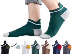 SJeware 12 Pairs Solid Cotton Ankle Socks Pack