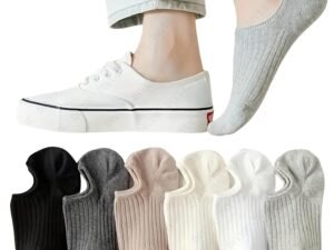 SJeware 12 Pairs Solid Cotton Ankle Socks Pack