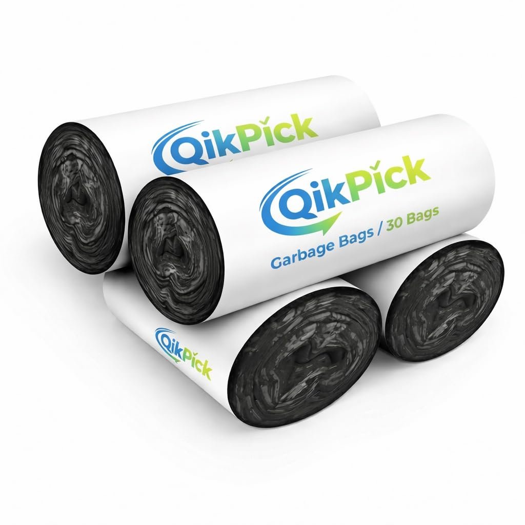 Garbage Bags | Medium 19 x 21 Inches | 120 ʼgarbage bags medium 30 pcsʼ