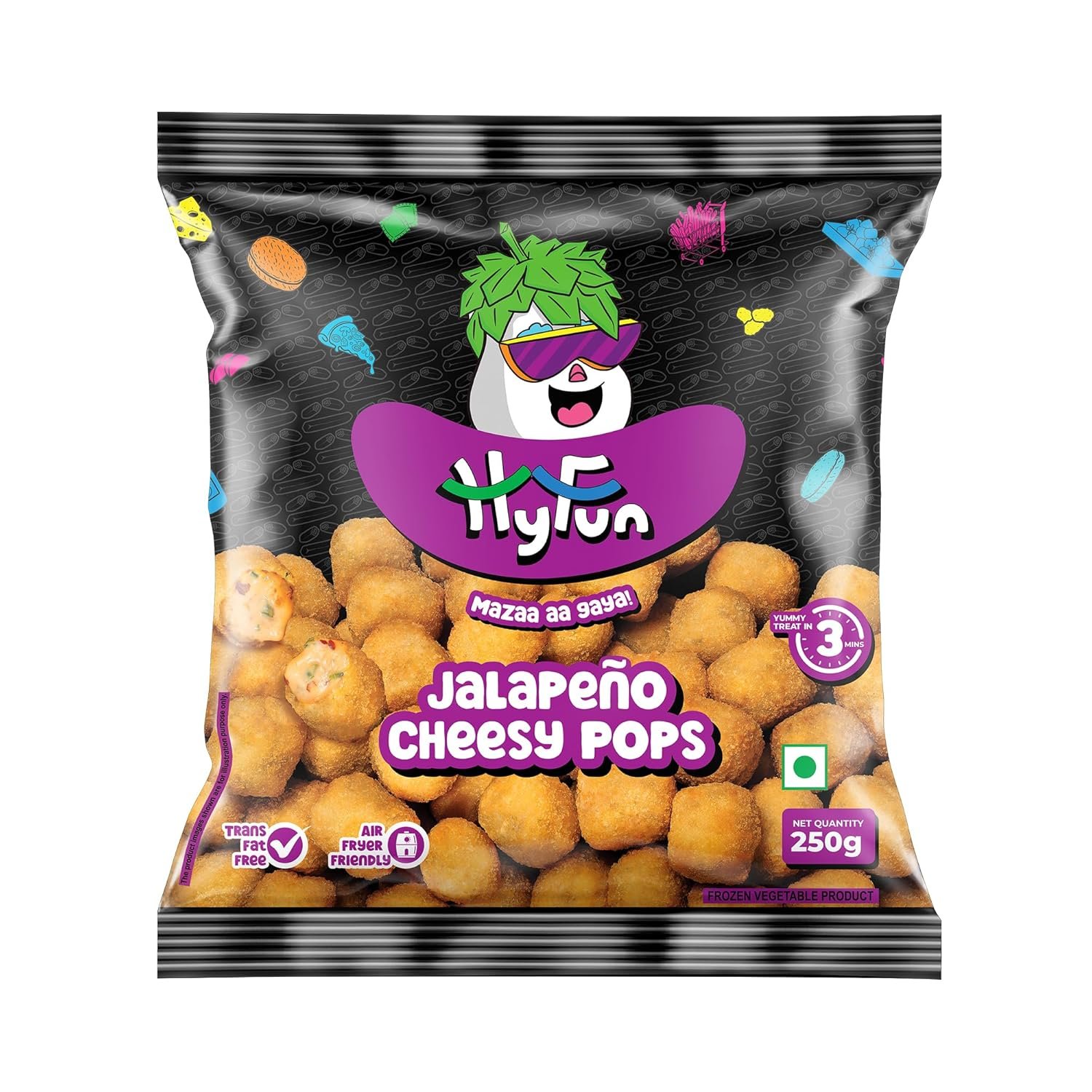 Hyfun Jalapeno Cheesy Pops,250gm grocery