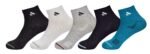 SJeware 12 Pairs Solid Cotton Ankle Socks Pack
