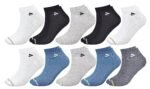 SJeware 12 Pairs Solid Cotton Ankle Socks Pack