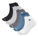 SJeware 12 Pairs Solid Cotton Ankle Socks Pack