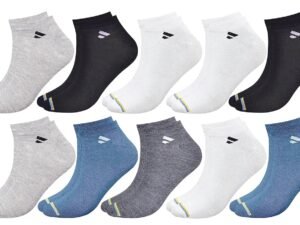 SJeware 12 Pairs Solid Cotton Ankle Socks Pack