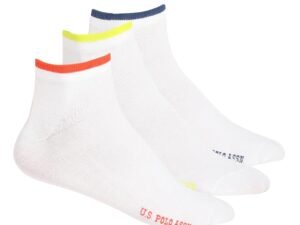 SJeware 12 Pairs Solid Cotton Ankle Socks Pack