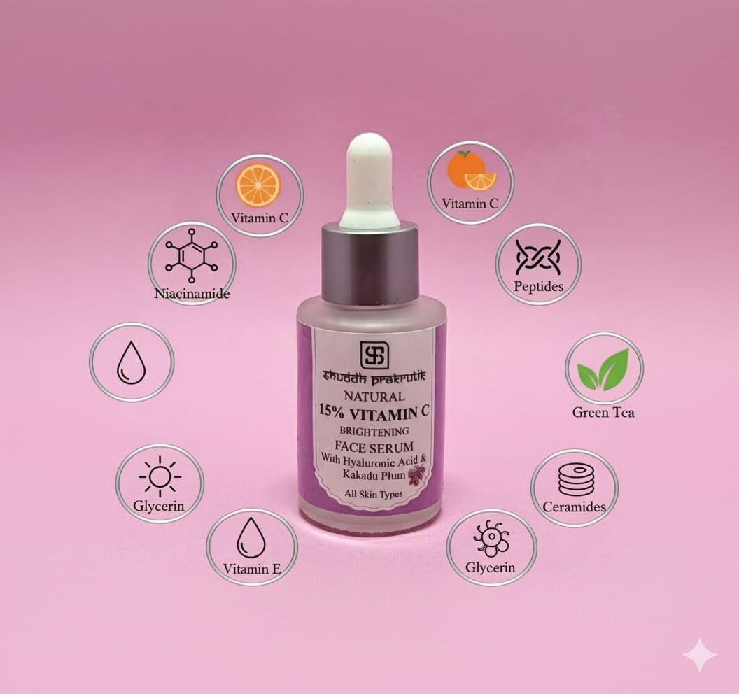 Vitamin C + Face Serum for Skin Brightening & Anti-Dark Garnier Bright Complete Vitamin C Booster Serum 30 ml