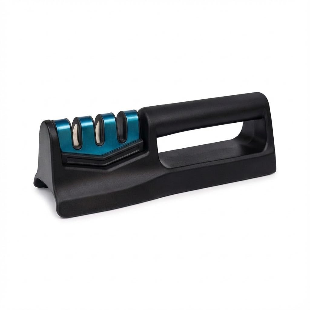 Wucgea 3 in 1 Manual Knife Sharpener Tool with 3 home kitchen
